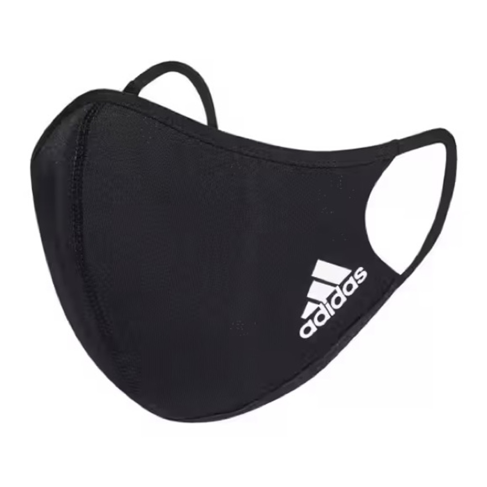 Adidas Black Mask with Logo pack of 3